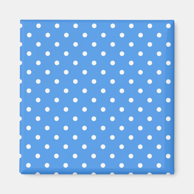 Polka dot mönster magnet (Framsidan)