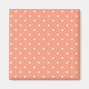 Polka dot mönster magnet
