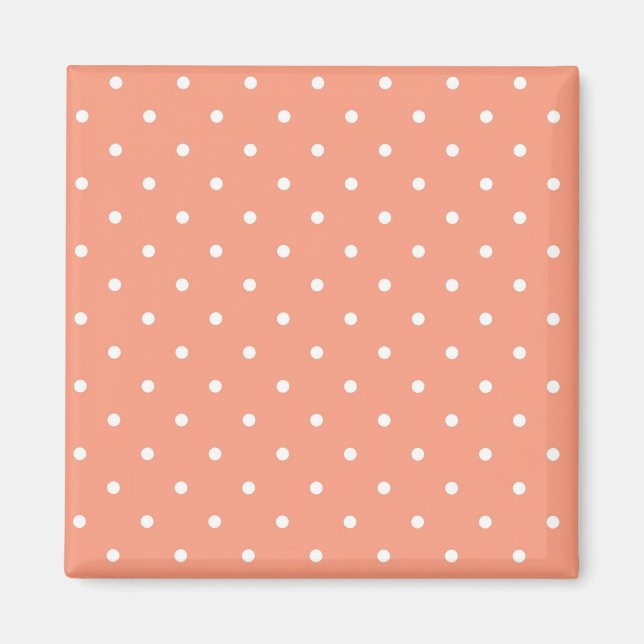 Polka dot mönster magnet (Framsidan)
