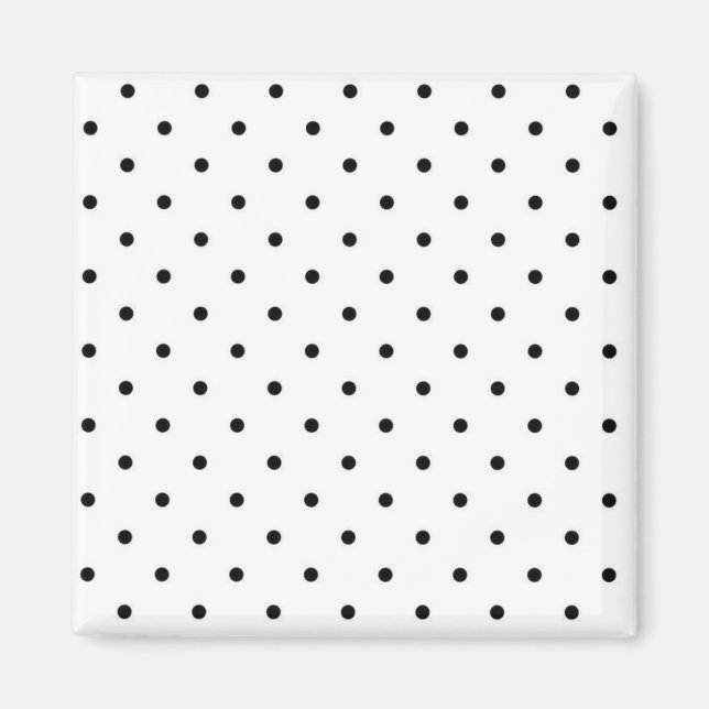 Polka dot mönster magnet (Framsidan)