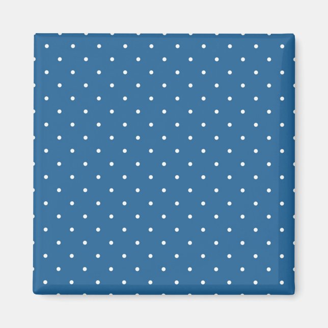 Polka dot mönster magnet (Framsidan)
