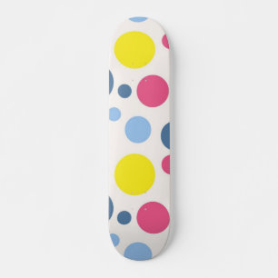 Polka dot mönster mini skateboard bräda 18,5 cm