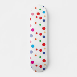 Polka dot mönster mini skateboard bräda 18,5 cm
