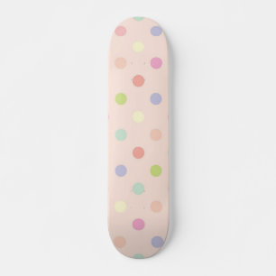 Polka dot mönster mini skateboard bräda 18,5 cm