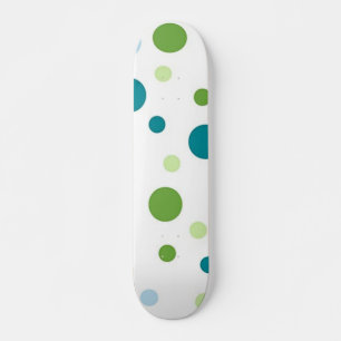 Polka dot mönster mini skateboard bräda 18,5 cm