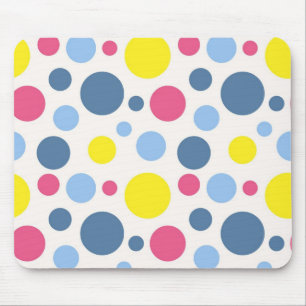 Polka dot mönster musmatta