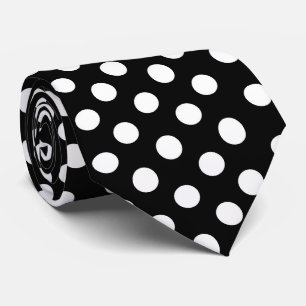 Polka Dot Mönster Neck Tie Slips