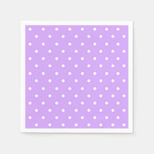 Polka dot mönster pappersservett