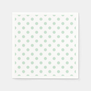 Polka dot mönster pappersservett