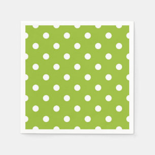 Polka dot mönster pappersservett