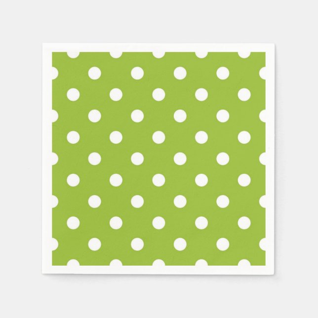 Polka dot mönster pappersservett (Framsidan)