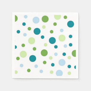 Polka dot mönster pappersservett