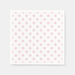 Polka dot mönster pappersservett