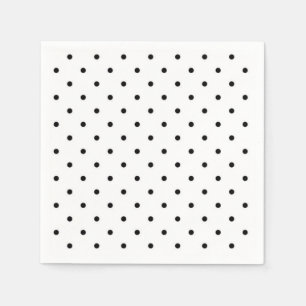 Polka dot mönster pappersservett