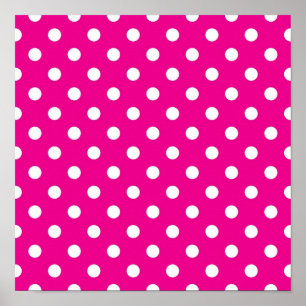 Polka dot mönster poster