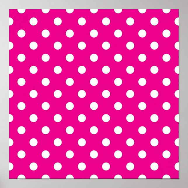 Polka dot mönster poster (Framsidan)