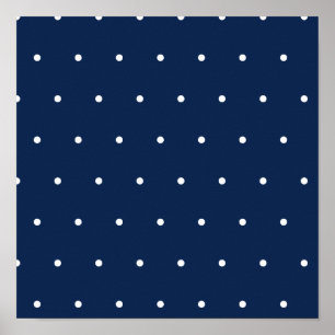Polka dot mönster poster