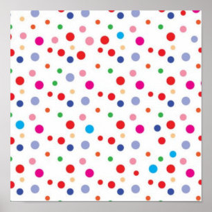 Polka dot mönster poster