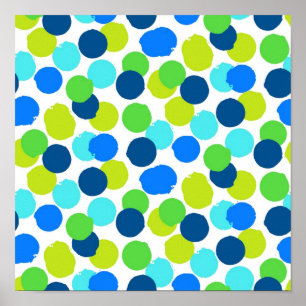 Polka dot mönster poster