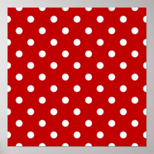 Polka dot mönster poster