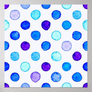 Polka dot mönster poster