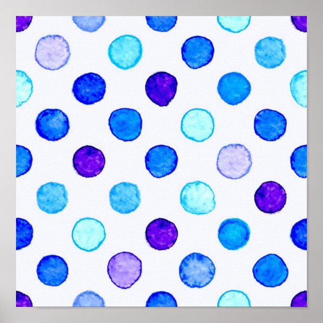 Polka dot mönster poster (Framsidan)