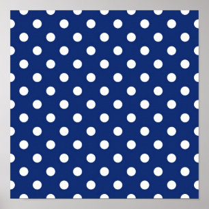 Polka dot mönster poster