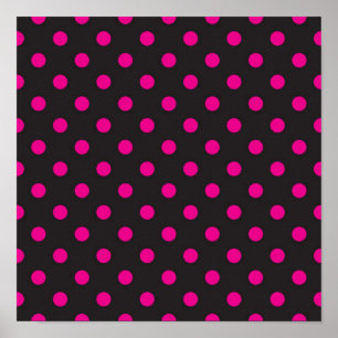 Polka dot mönster poster