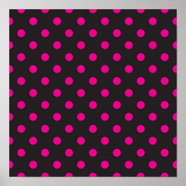 Polka dot mönster poster (Framsidan)