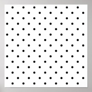 Polka dot mönster poster