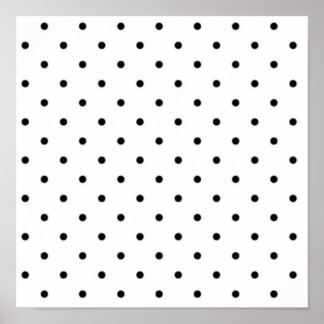 Polka dot mönster poster (Framsidan)