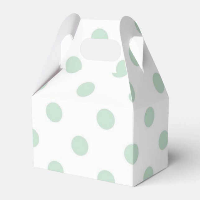 Polka dot mönster presentaskar (Framsidan Sidan)