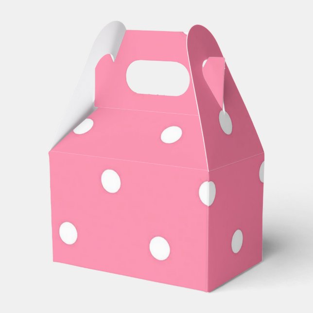 Polka dot mönster presentaskar (Framsidan Sidan)