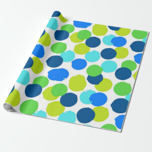 Polka dot mönster presentpapper