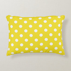 Polka dot mönster prydnadskudde
