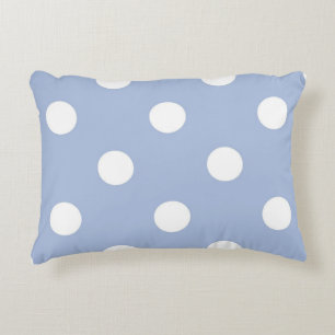 Polka dot mönster prydnadskudde