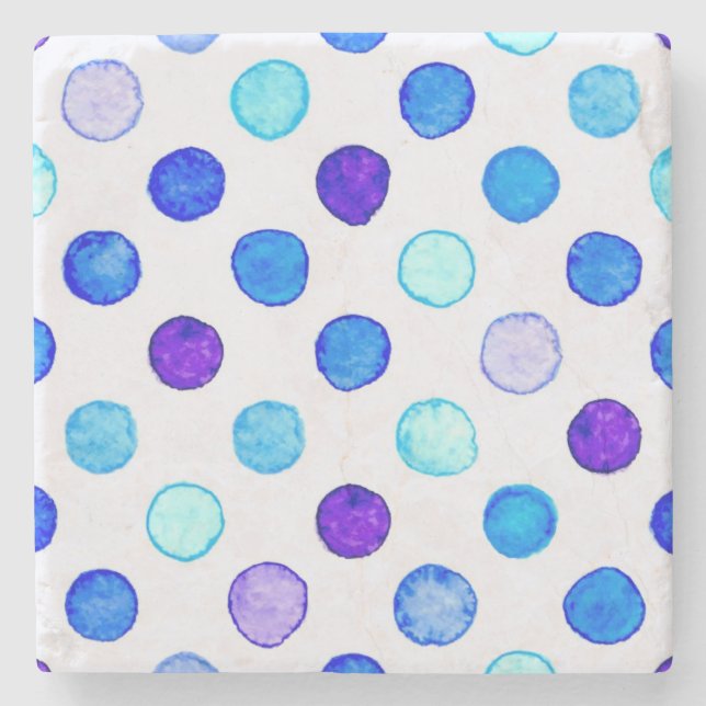 Polka dot mönster stenunderlägg (Framsidan)
