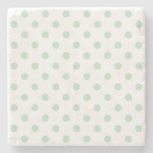 Polka dot mönster stenunderlägg