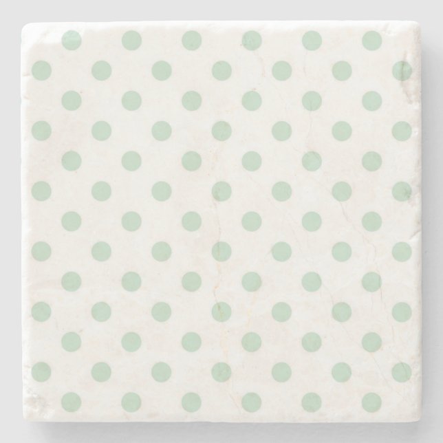 Polka dot mönster stenunderlägg (Framsidan)