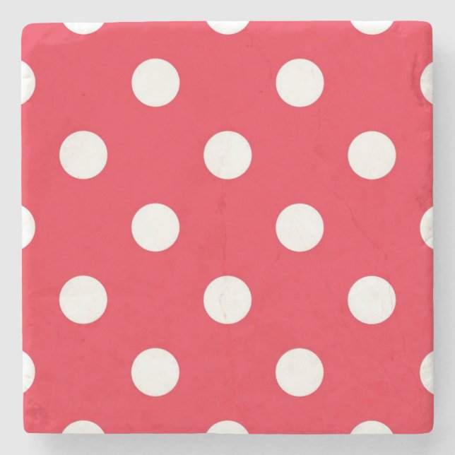 Polka dot mönster stenunderlägg (Framsidan)