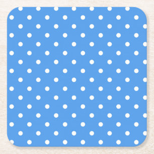 Polka dot mönster underlägg papper kvadrat
