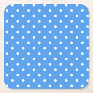 Polka dot mönster underlägg papper kvadrat