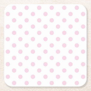 Polka dot mönster underlägg papper kvadrat