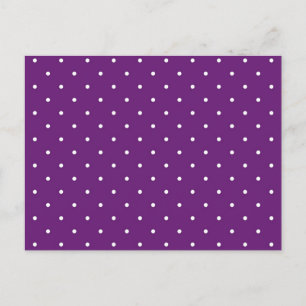 Polka dot mönster vykort