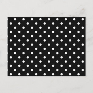 Polka dot mönster vykort