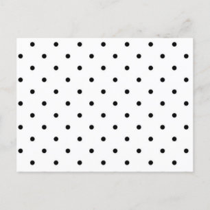 Polka dot mönster vykort