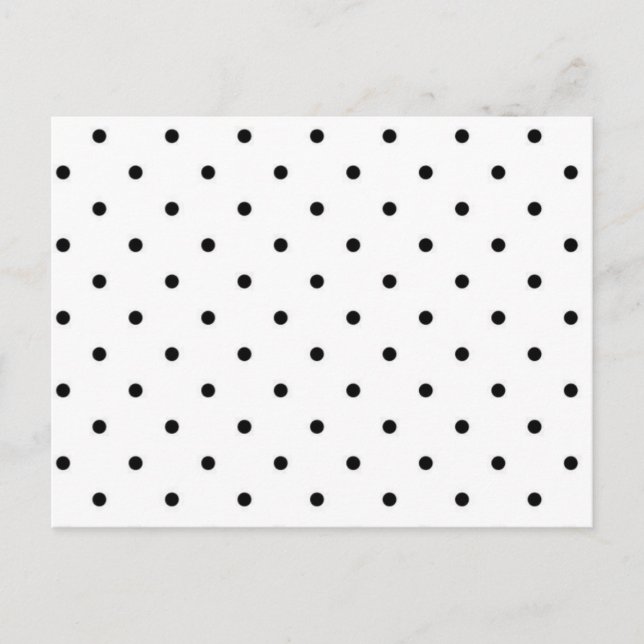 Polka dot mönster vykort (Framsida)