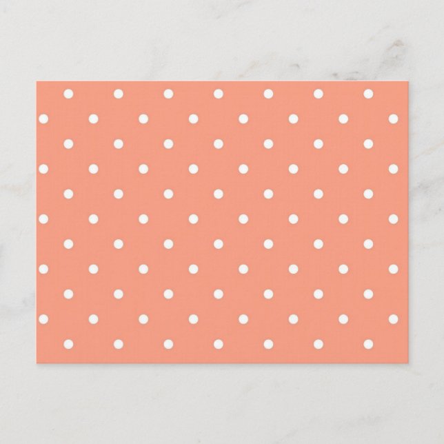 Polka dot mönster vykort (Framsida)