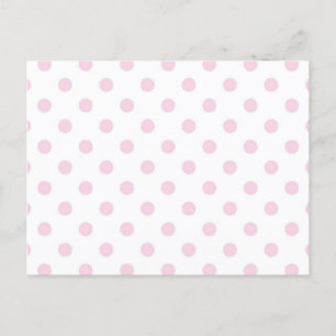 Polka dot mönster vykort