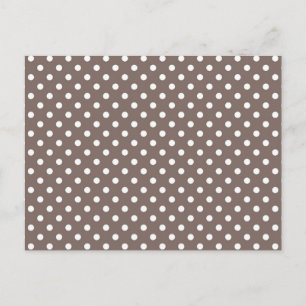 Polka dot mönster vykort